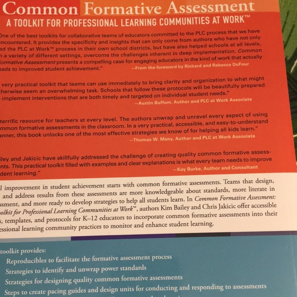 Solution tree | Other | Common Formative Assessment Kim Bailey | Poshmark